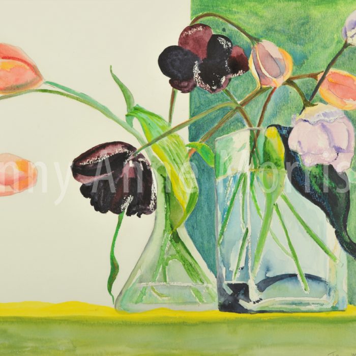 Tulips and Vases