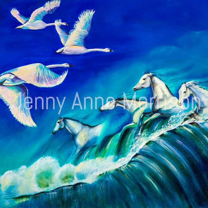 White Swans and White Horses